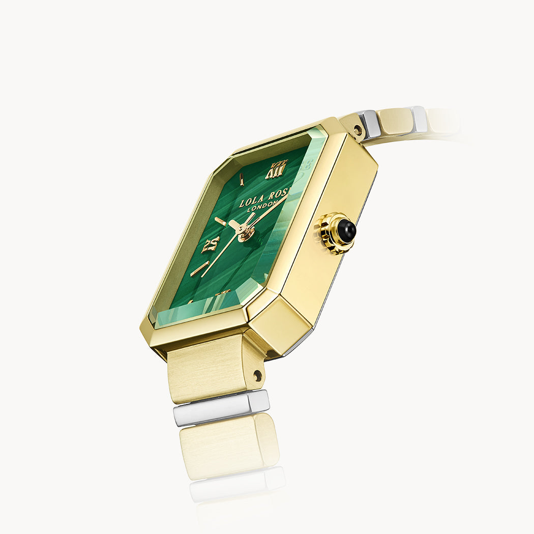 Golden Malachite Watch