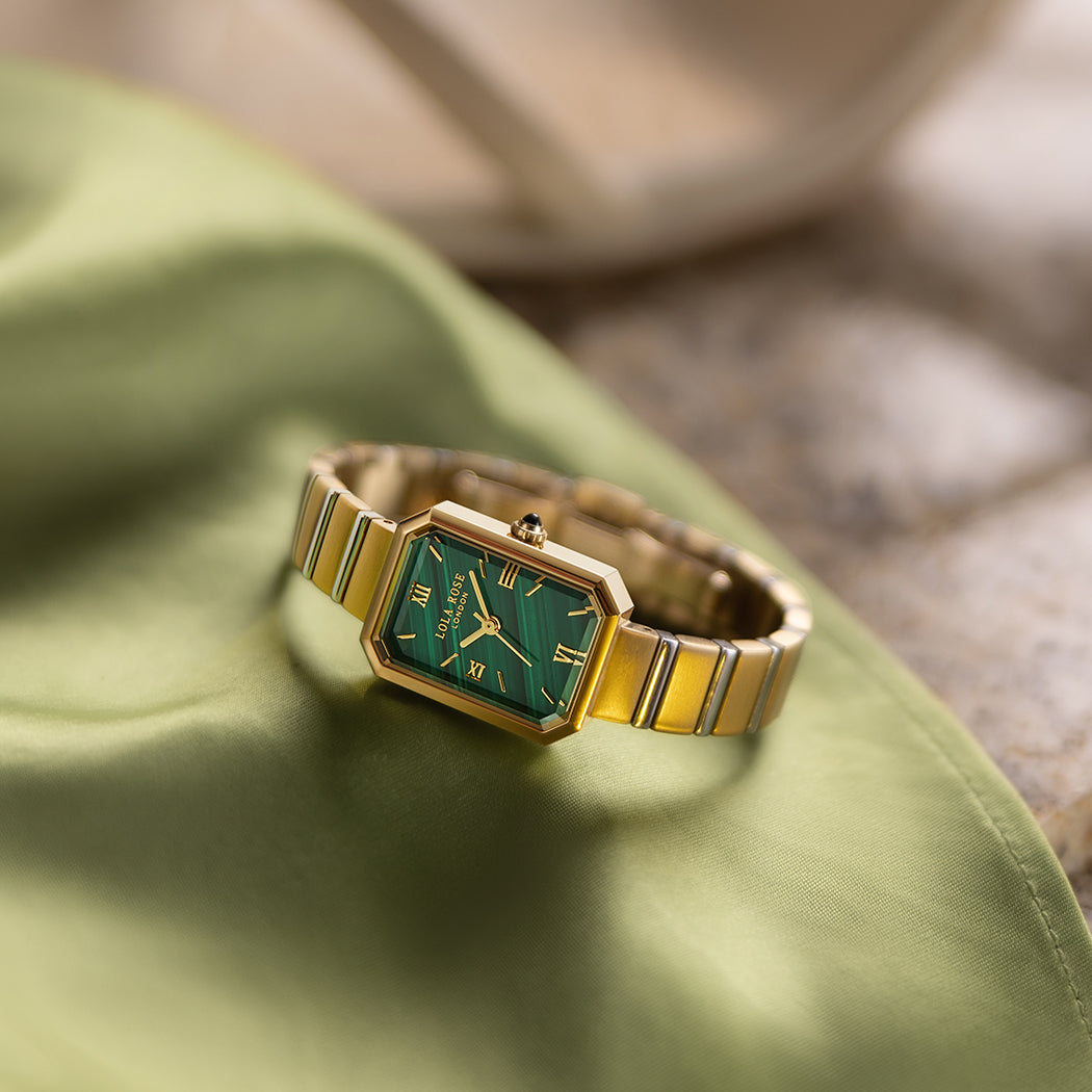 Golden Malachite Watch