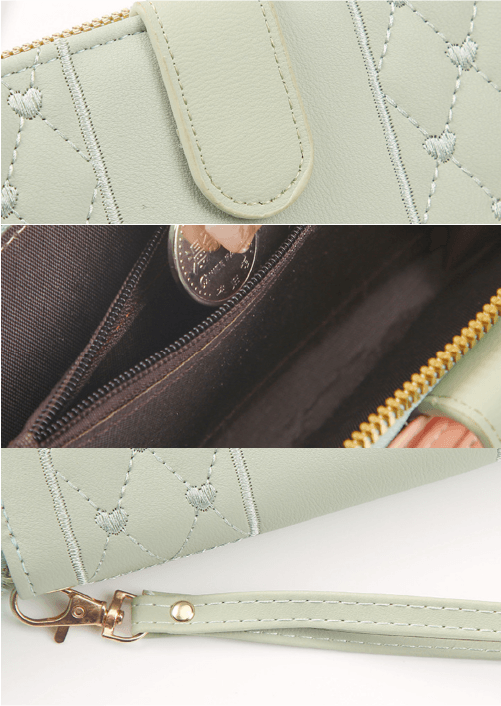 Women’s Long Genuine Leather Wallet – Longy