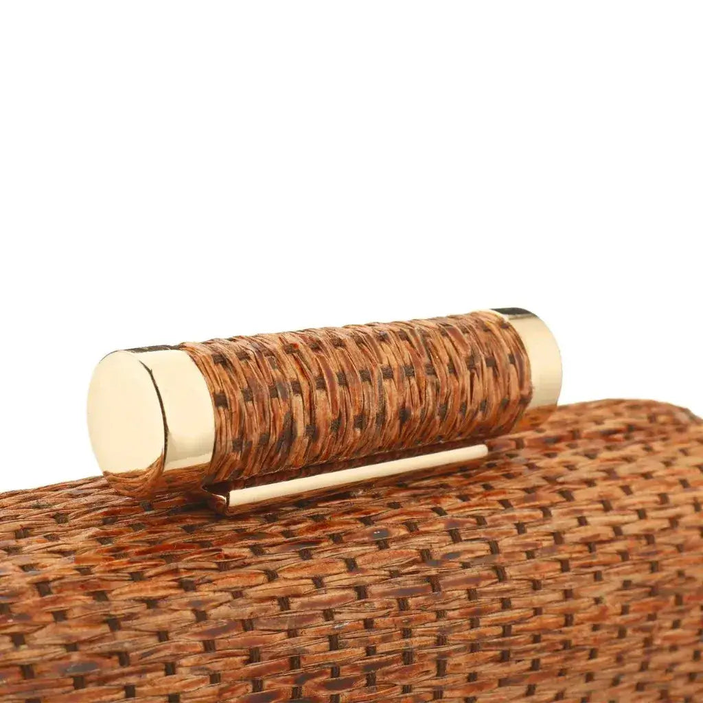 Secret White Straw Bag