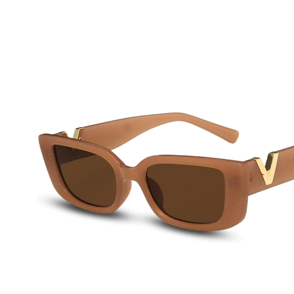Retro Vintage Rectangular Sunglasses