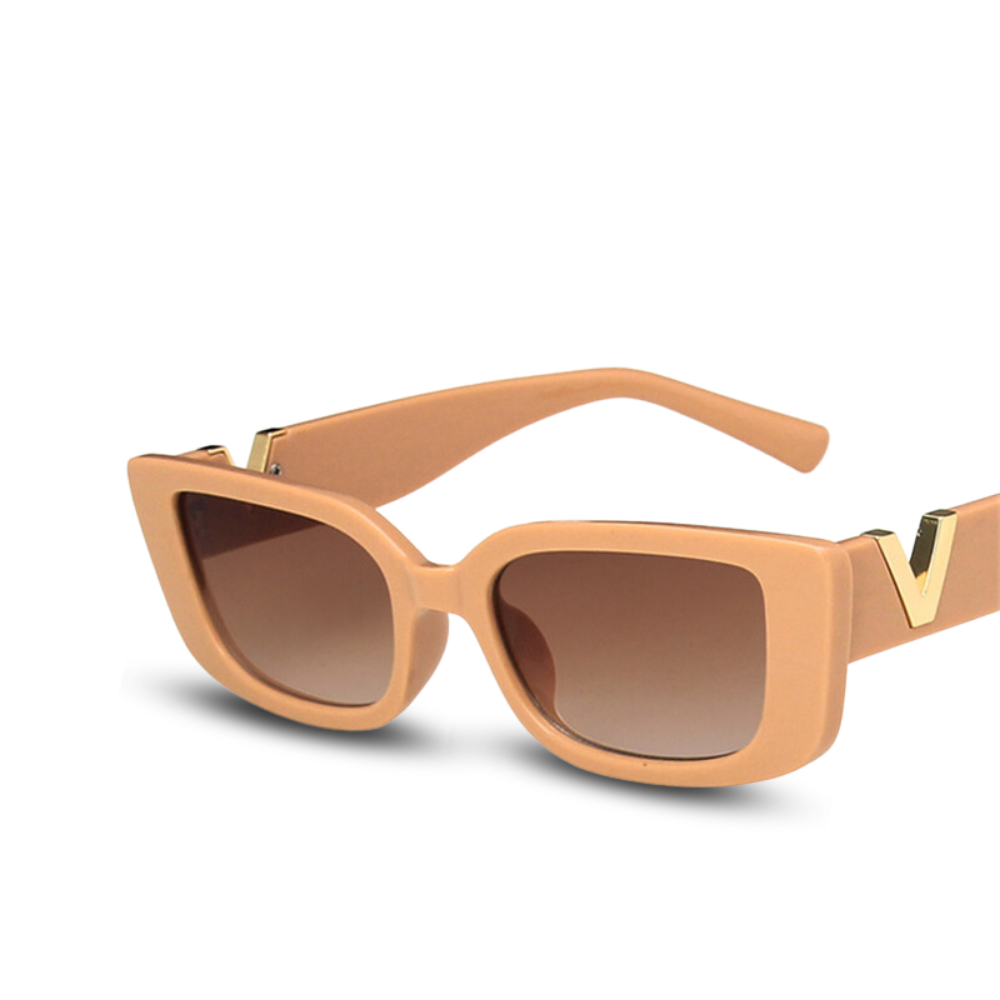 Retro Vintage Rectangular Sunglasses