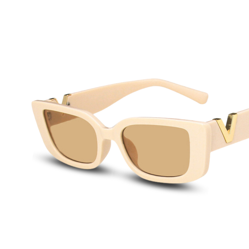 Retro Vintage Rectangular Sunglasses