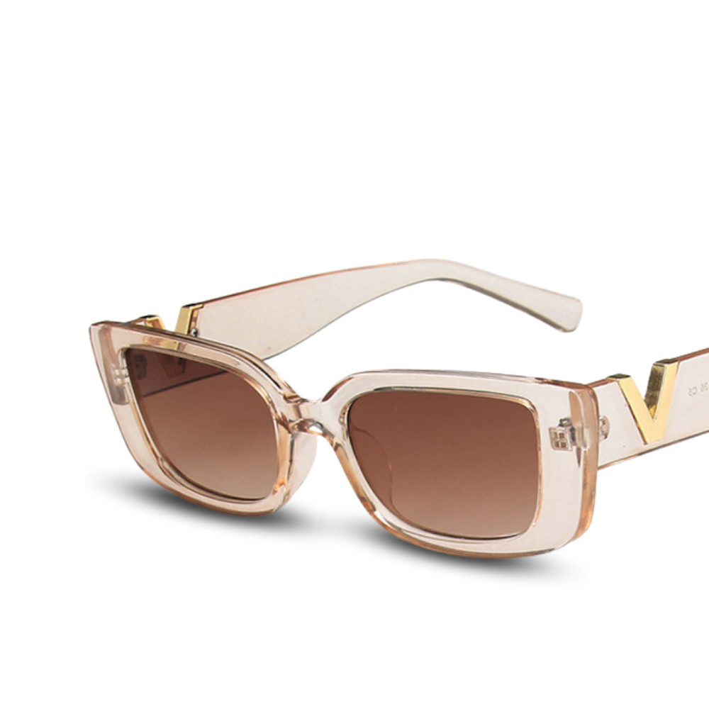 Retro Vintage Rectangular Sunglasses