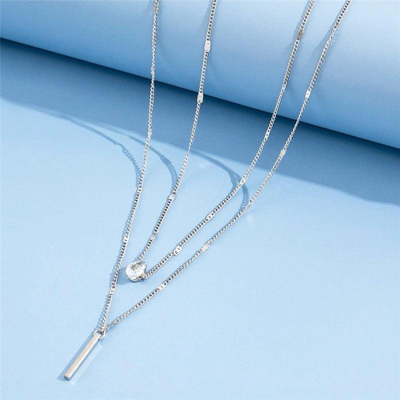 Resilience Zirconia Crystal Necklace