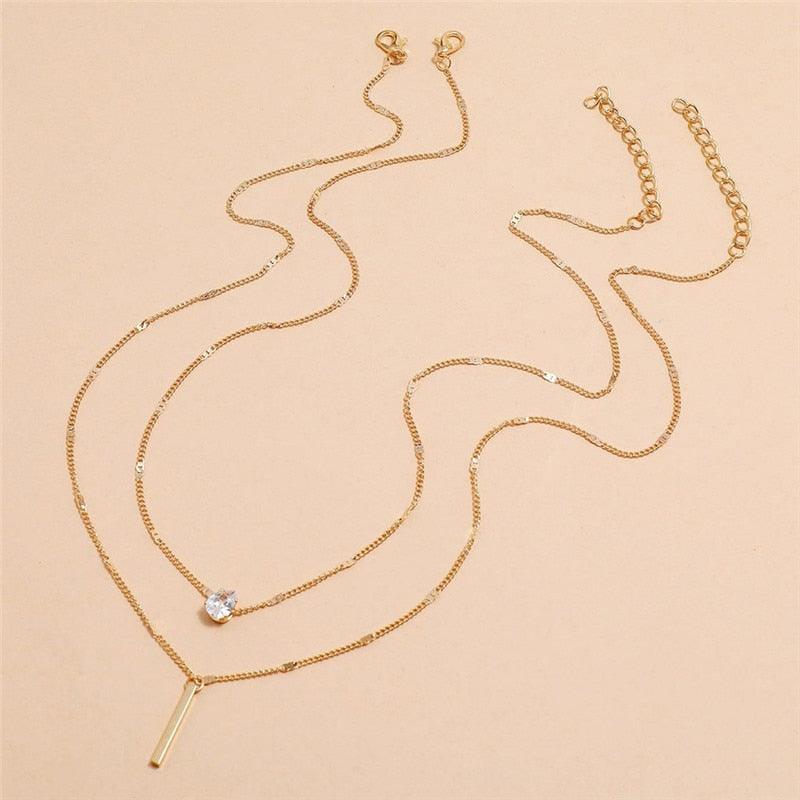 Resilience Zirconia Crystal Necklace