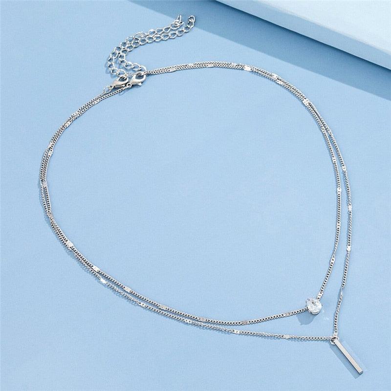 Resilience Zirconia Crystal Necklace