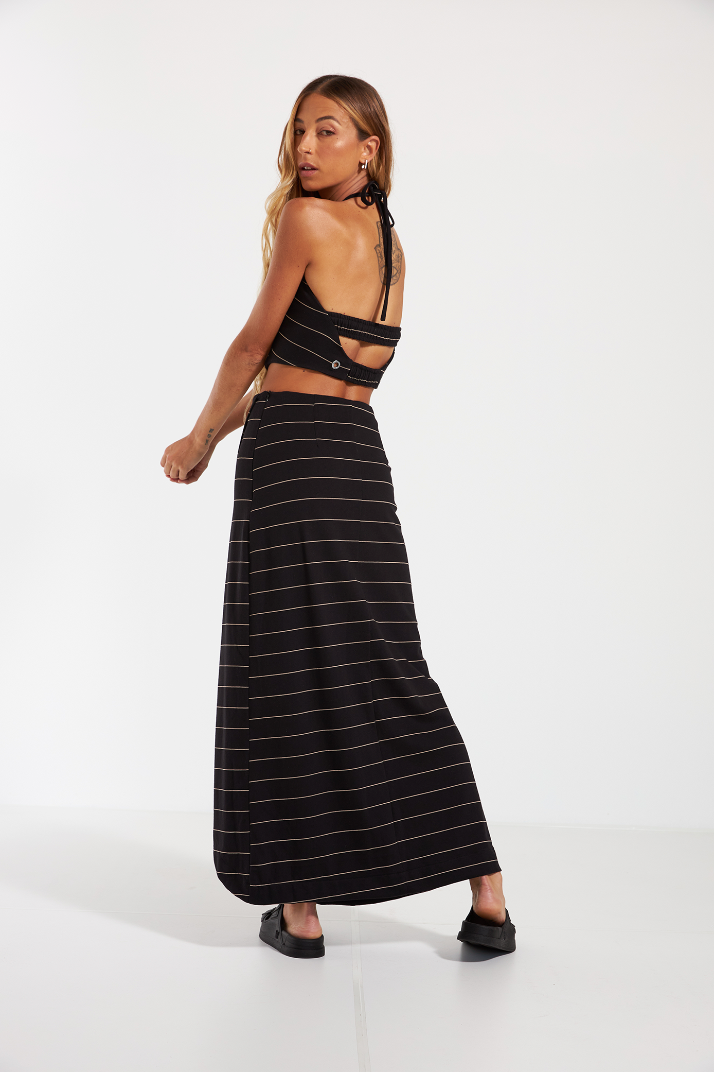 Sunny Crop Top - Black