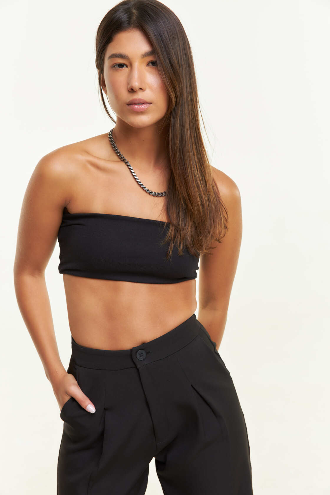 Black Bandeau Top – Vørr