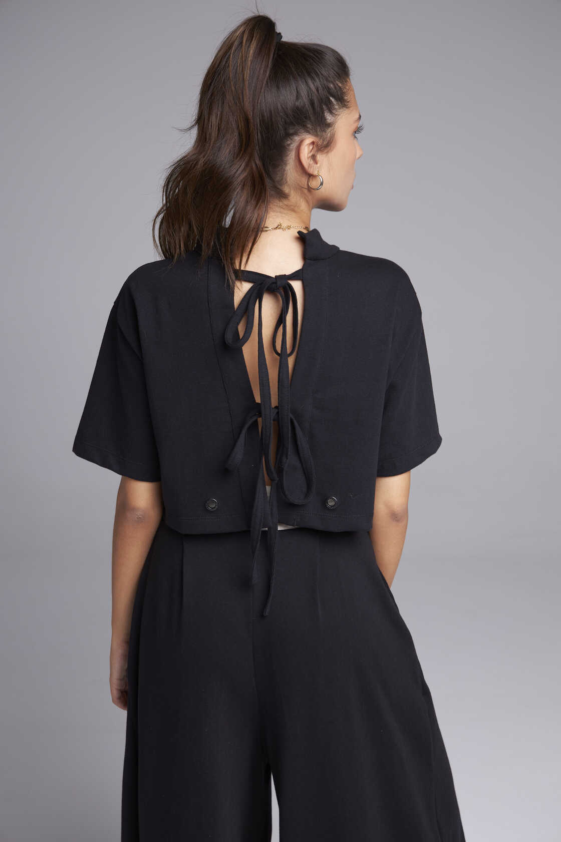 Harmonia Crop Top - Black