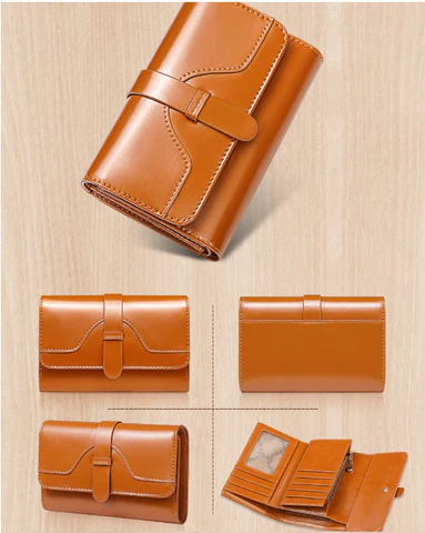 Lucy Luxury Genuine Leather Wallet